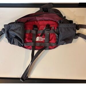 The North Face Men Waist Bag Red Maroon #61661 Outdoor Performance Icon